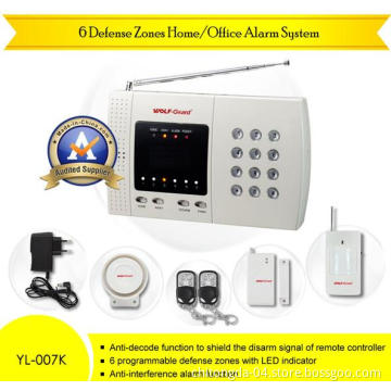 Wireless Telepone Line Intruder Burglar Security Alarm System (YL-007K)